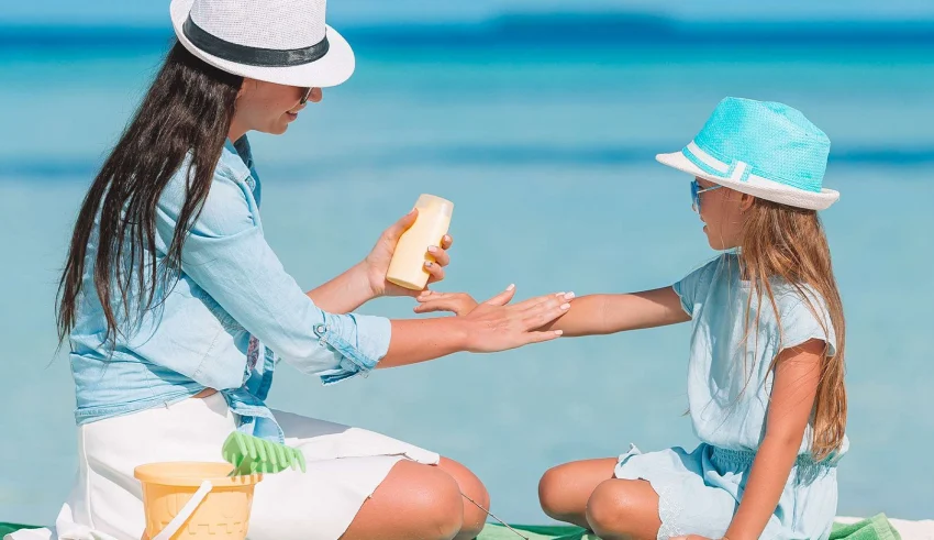 Here is the best sun protection for babies and children